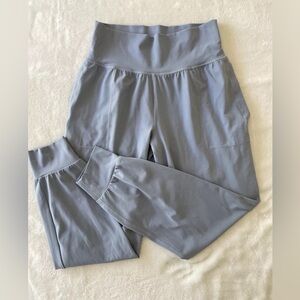 Athleta Salutation High Rise Jogger Pants Yoga Active Womens Medium Blue